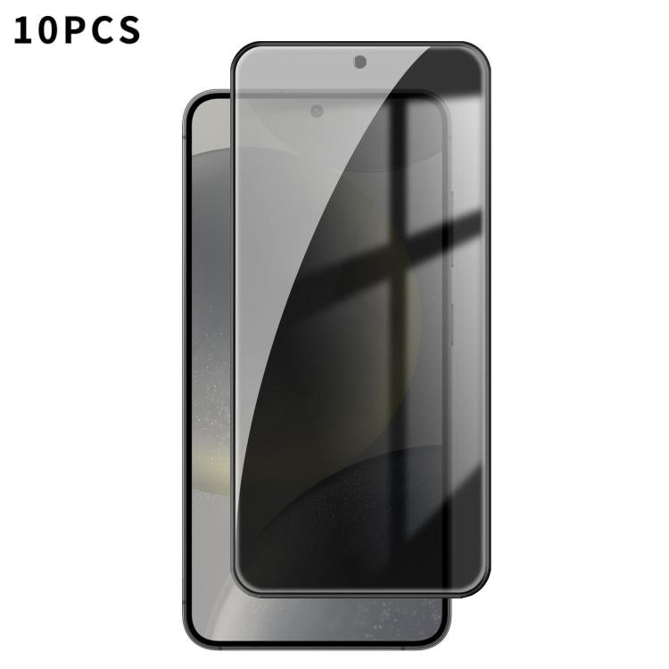 10pcs Kalebol High-Aluminum Screen-Printed Full-Coverage Black-Border Privacy Tempered Glass Film