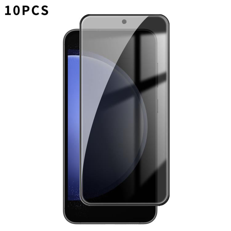 10pcs Kalebol High-Aluminum Screen-Printed Full-Coverage Black-Border Privacy Tempered Glass Film