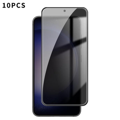 10pcs Kalebol High-Aluminum Screen-Printed Full-Coverage Black-Border Privacy Tempered Glass Film