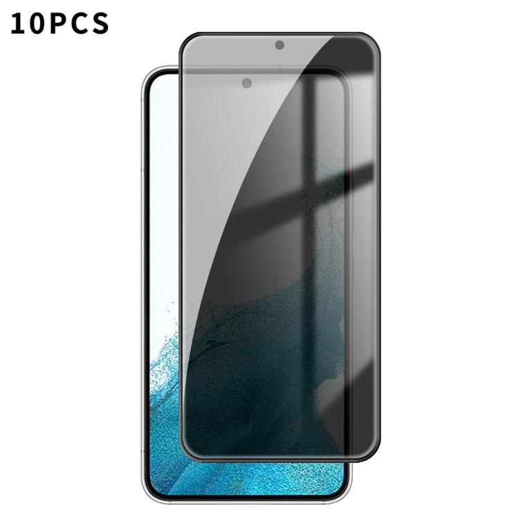 10pcs Kalebol High-Aluminum Screen-Printed Full-Coverage Black-Border Privacy Tempered Glass Film