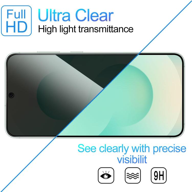 10pcs Kalebol High-Aluminum Screen-Printed Full-Coverage Black-Border Privacy Tempered Glass Film