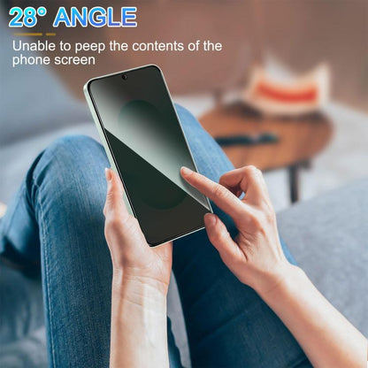 10pcs Kalebol High-Aluminum Screen-Printed Full-Coverage Black-Border Privacy Tempered Glass Film