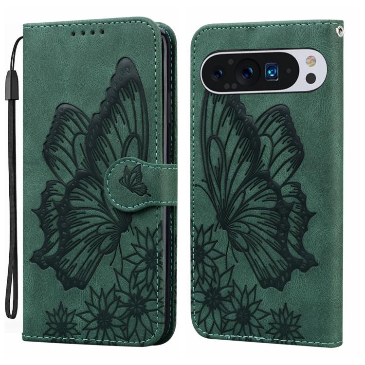 Retro Skin Feel Butterflies Embossing Horizontal Flip Leather Phone Case, For Google Pixel 11 Pro XL, For Google Pixel 11 / 11 Pro, For Google Pixel 10a, For Google Pixel 9 Pro XL / 10 Pro XL, For Google Pixel 9 / 10 Pro