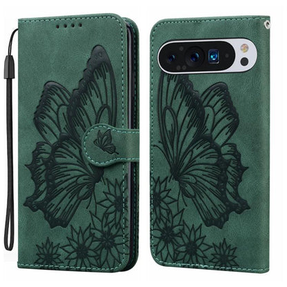 Retro Skin Feel Butterflies Embossing Horizontal Flip Leather Phone Case, For Google Pixel 11 Pro XL, For Google Pixel 11 / 11 Pro, For Google Pixel 10a, For Google Pixel 9 Pro XL / 10 Pro XL, For Google Pixel 9 / 10 Pro