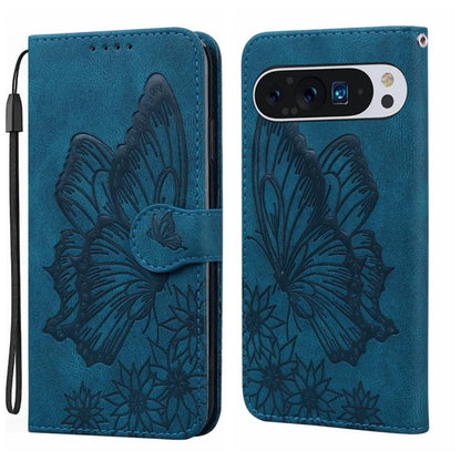 Retro Skin Feel Butterflies Embossing Horizontal Flip Leather Phone Case, For Google Pixel 11 Pro XL, For Google Pixel 11 / 11 Pro, For Google Pixel 10a, For Google Pixel 9 Pro XL / 10 Pro XL, For Google Pixel 9 / 10 Pro