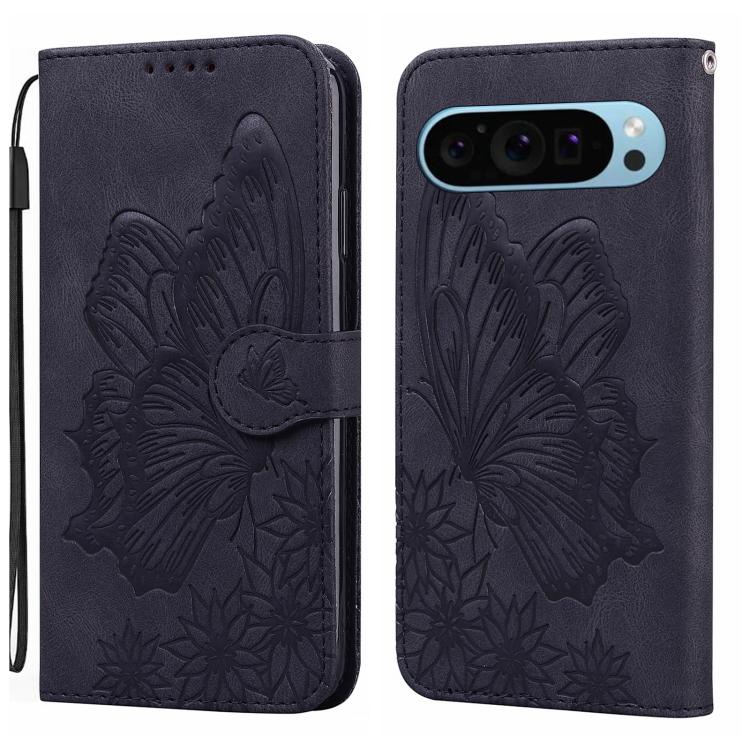 Retro Skin Feel Butterflies Embossing Horizontal Flip Leather Phone Case, For Google Pixel 11 Pro XL, For Google Pixel 11 / 11 Pro, For Google Pixel 10a, For Google Pixel 9 Pro XL / 10 Pro XL, For Google Pixel 9 / 10 Pro