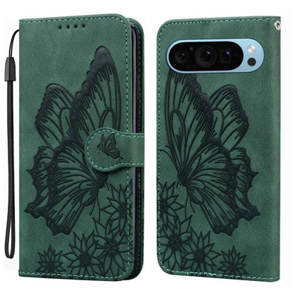 Retro Skin Feel Butterflies Embossing Horizontal Flip Leather Phone Case, For Google Pixel 11 Pro XL, For Google Pixel 11 / 11 Pro, For Google Pixel 10a, For Google Pixel 9 Pro XL / 10 Pro XL, For Google Pixel 9 / 10 Pro