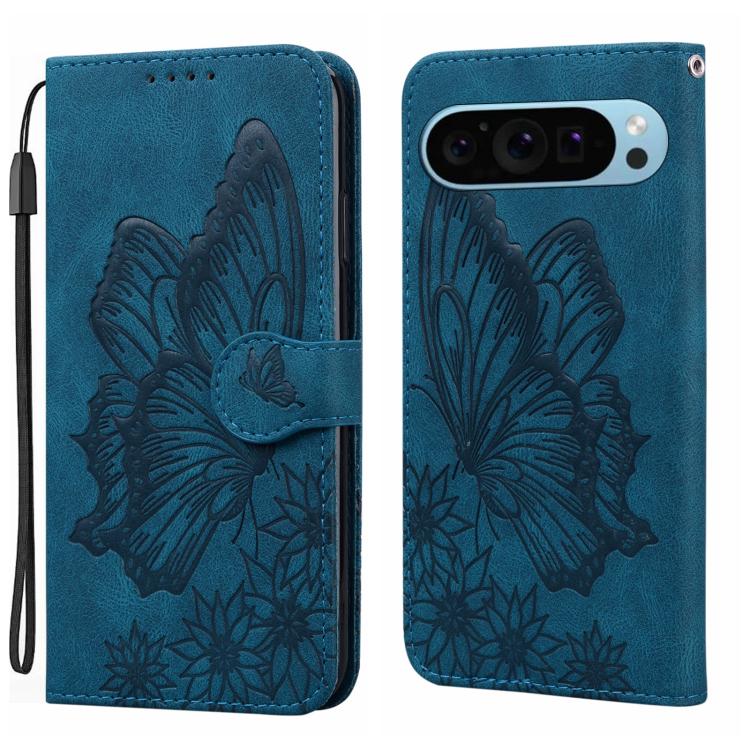 Retro Skin Feel Butterflies Embossing Horizontal Flip Leather Phone Case, For Google Pixel 11 Pro XL, For Google Pixel 11 / 11 Pro, For Google Pixel 10a, For Google Pixel 9 Pro XL / 10 Pro XL, For Google Pixel 9 / 10 Pro