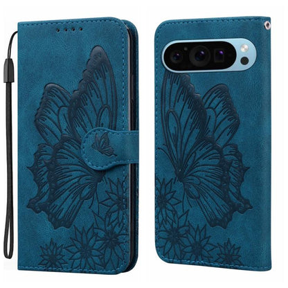 Retro Skin Feel Butterflies Embossing Horizontal Flip Leather Phone Case, For Google Pixel 11 Pro XL, For Google Pixel 11 / 11 Pro, For Google Pixel 10a, For Google Pixel 9 Pro XL / 10 Pro XL, For Google Pixel 9 / 10 Pro