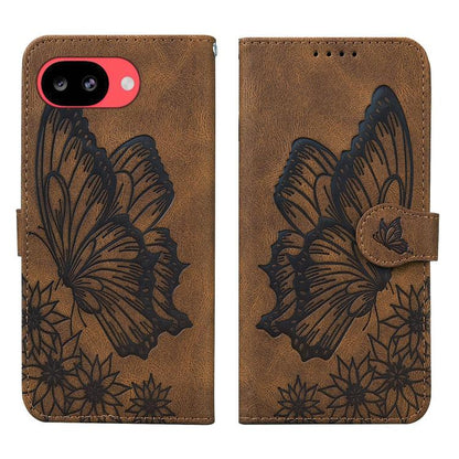 Retro Skin Feel Butterflies Embossing Horizontal Flip Leather Phone Case, For Google Pixel 11 Pro XL, For Google Pixel 11 / 11 Pro, For Google Pixel 10a, For Google Pixel 9 Pro XL / 10 Pro XL, For Google Pixel 9 / 10 Pro