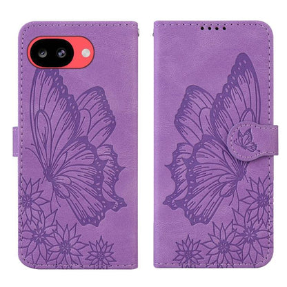 Retro Skin Feel Butterflies Embossing Horizontal Flip Leather Phone Case, For Google Pixel 11 Pro XL, For Google Pixel 11 / 11 Pro, For Google Pixel 10a, For Google Pixel 9 Pro XL / 10 Pro XL, For Google Pixel 9 / 10 Pro
