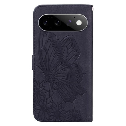 Retro Skin Feel Butterflies Embossing Horizontal Flip Leather Phone Case, For Google Pixel 11 Pro XL, For Google Pixel 11 / 11 Pro, For Google Pixel 10a, For Google Pixel 9 Pro XL / 10 Pro XL, For Google Pixel 9 / 10 Pro