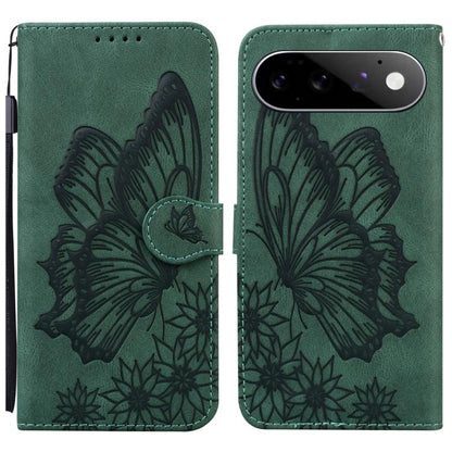 Retro Skin Feel Butterflies Embossing Horizontal Flip Leather Phone Case, For Google Pixel 11 Pro XL, For Google Pixel 11 / 11 Pro, For Google Pixel 10a, For Google Pixel 9 Pro XL / 10 Pro XL, For Google Pixel 9 / 10 Pro