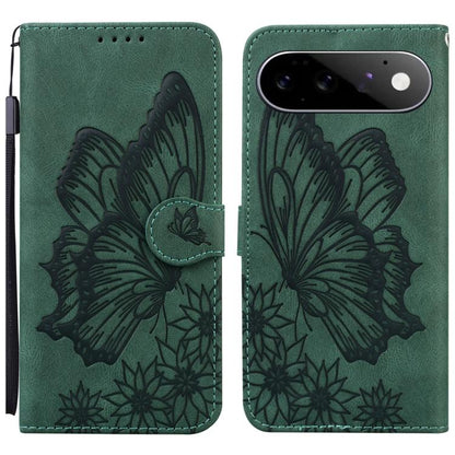 Retro Skin Feel Butterflies Embossing Horizontal Flip Leather Phone Case, For Google Pixel 11 Pro XL, For Google Pixel 11 / 11 Pro, For Google Pixel 10a, For Google Pixel 9 Pro XL / 10 Pro XL, For Google Pixel 9 / 10 Pro