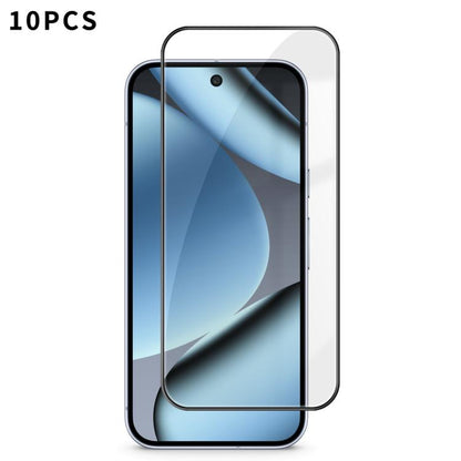 10pcs Kalebol High-Aluminum Screen-Printed Full-Coverage Anti-Fingerprint Black-Bordered HD Tempered Glass Film, For Google Pixel 11 Pro XL, For Google Pixel 11, For Google Pixel 11 Pro, For Google Pixel 10a, For Google Pixel 10 Pro XL                 ...