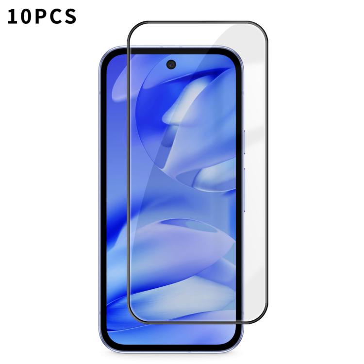 10pcs Kalebol High-Aluminum Screen-Printed Full-Coverage Anti-Fingerprint Black-Bordered HD Tempered Glass Film, For Google Pixel 11 Pro XL, For Google Pixel 11, For Google Pixel 11 Pro, For Google Pixel 10a, For Google Pixel 10 Pro XL                 ...