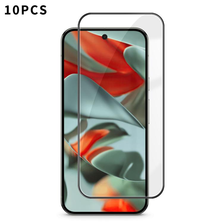 10pcs Kalebol High-Aluminum Screen-Printed Full-Coverage Anti-Fingerprint Black-Bordered HD Tempered Glass Film, For Google Pixel 11 Pro XL, For Google Pixel 11, For Google Pixel 11 Pro, For Google Pixel 10a, For Google Pixel 10 Pro XL                 ...
