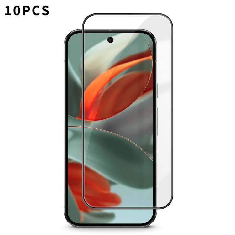 10pcs Kalebol High-Aluminum Screen-Printed Full-Coverage Anti-Fingerprint Black-Bordered HD Tempered Glass Film, For Google Pixel 11 Pro XL, For Google Pixel 11, For Google Pixel 11 Pro, For Google Pixel 10a, For Google Pixel 10 Pro XL                 ...