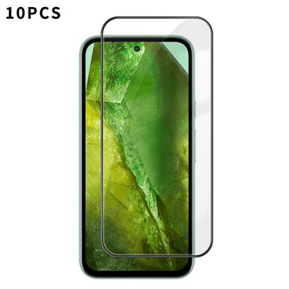 10pcs Kalebol High-Aluminum Screen-Printed Full-Coverage Anti-Fingerprint Black-Bordered HD Tempered Glass Film, For Google Pixel 11 Pro XL, For Google Pixel 11, For Google Pixel 11 Pro, For Google Pixel 10a, For Google Pixel 10 Pro XL                 ...