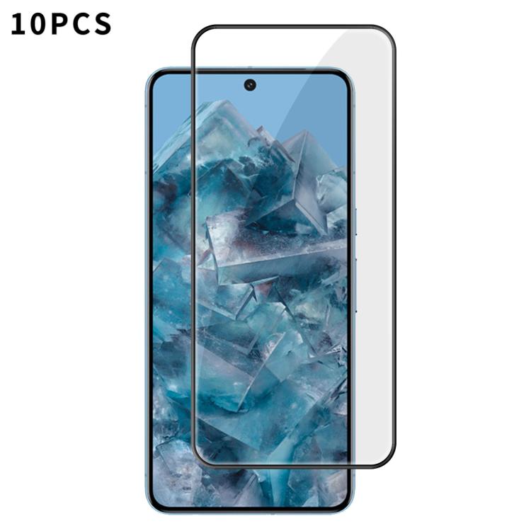 10pcs Kalebol High-Aluminum Screen-Printed Full-Coverage Anti-Fingerprint Black-Bordered HD Tempered Glass Film, For Google Pixel 11 Pro XL, For Google Pixel 11, For Google Pixel 11 Pro, For Google Pixel 10a, For Google Pixel 10 Pro XL                 ...