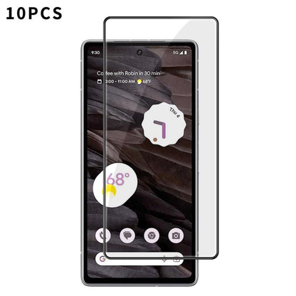 10pcs Kalebol High-Aluminum Screen-Printed Full-Coverage Anti-Fingerprint Black-Bordered HD Tempered Glass Film, For Google Pixel 11 Pro XL, For Google Pixel 11, For Google Pixel 11 Pro, For Google Pixel 10a, For Google Pixel 10 Pro XL                 ...
