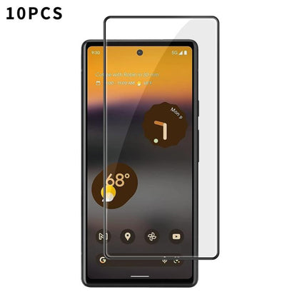 10pcs Kalebol High-Aluminum Screen-Printed Full-Coverage Anti-Fingerprint Black-Bordered HD Tempered Glass Film, For Google Pixel 11 Pro XL, For Google Pixel 11, For Google Pixel 11 Pro, For Google Pixel 10a, For Google Pixel 10 Pro XL                 ...