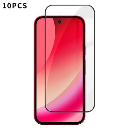 10pcs Kalebol High-Aluminum Screen-Printed Full-Coverage Anti-Fingerprint Black-Bordered HD Tempered Glass Film, For Google Pixel 11a, For Google Pixel 11 Pro XL, For Google Pixel 11, For Google Pixel 11 Pro, For Google Pixel 10a                       ...
