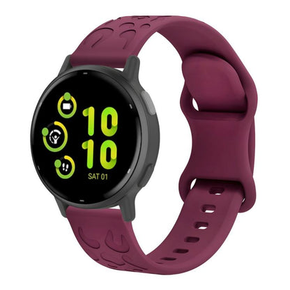 xDfind Leopard Print Silicone Watch Band, 18mm, 20mm, 22mm