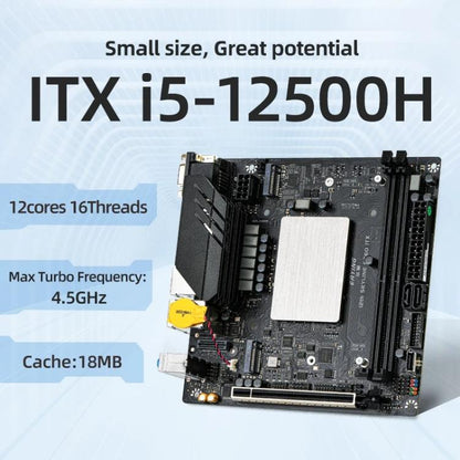 ERYING ITX i5-12500H CPU Desktop Computer Motherboard