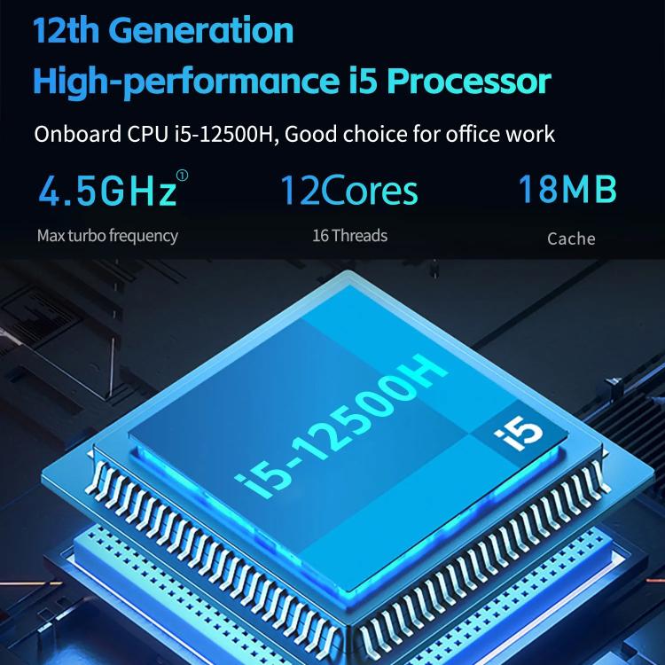 ERYING ITX i5-12500H CPU Desktop Computer Motherboard
