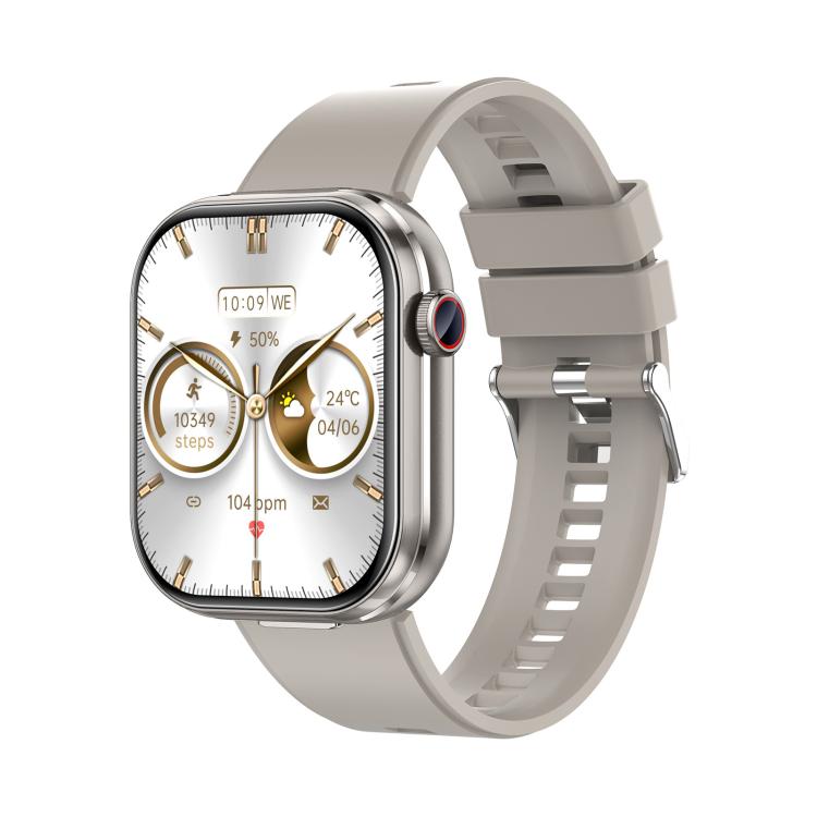 T99 2.02 inch Square Screen 2 in 1 Bluetooth Earphone IP67 Waterproof Smart Watch, Supports Blood Oxygen Monitoring