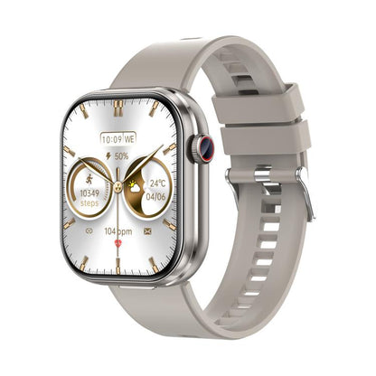 T99 2.02 inch Square Screen 2 in 1 Bluetooth Earphone IP67 Waterproof Smart Watch, Supports Blood Oxygen Monitoring