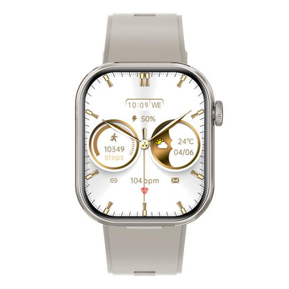 T99 2.02 inch Square Screen 2 in 1 Bluetooth Earphone IP67 Waterproof Smart Watch, Supports Blood Oxygen Monitoring