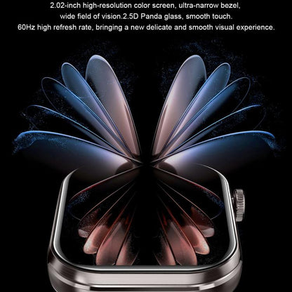 T99 2.02 inch Square Screen 2 in 1 Bluetooth Earphone IP67 Waterproof Smart Watch, Supports Blood Oxygen Monitoring