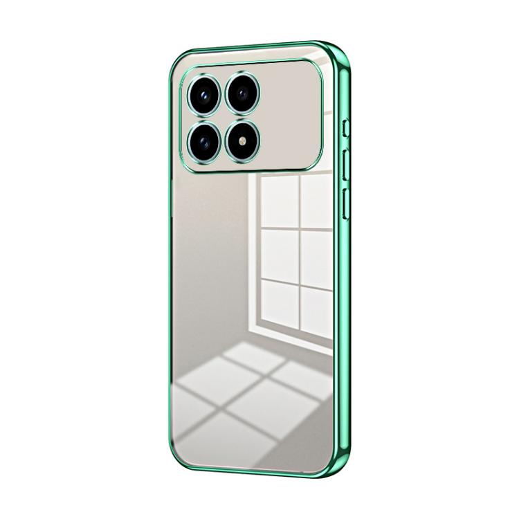 Transparent Plating Fine Hole Phone Case, For Redmi Turbo 5 Max / Poco X8 Pro Max, For Redmi Turbo 5 / Poco X8 Pro 5G, For Redmi K90 Pro Max / Poco F8 Ultra, For Redmi Note 15 Pro 4G Global 163.2mm, For Redmi K90 / Poco F8 Pro                          ...