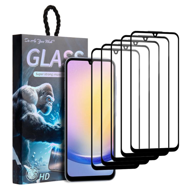 5pcs / Pack Do As You Wish Silk Screen Printed HD Tempered Glass Film, For Samsung Galaxy S26+ 5G, For Samsung Galaxy S26 Ultra 5G, For Samsung Galaxy S26 5G, For Samsung Galaxy A57 5G, For Samsung Galaxy A37 5G, For Samsung Galaxy S25 Edge 5G         ...