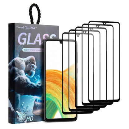 5pcs / Pack Do As You Wish Silk Screen Printed HD Tempered Glass Film, For Samsung Galaxy S26+ 5G, For Samsung Galaxy S26 Ultra 5G, For Samsung Galaxy S26 5G, For Samsung Galaxy A57 5G, For Samsung Galaxy A37 5G, For Samsung Galaxy S25 Edge 5G         ...