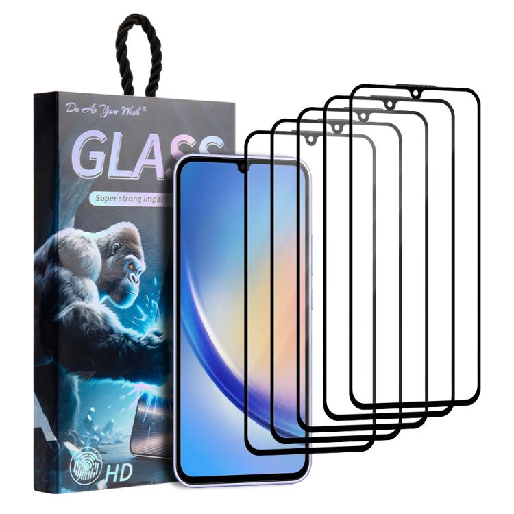 5pcs / Pack Do As You Wish Silk Screen Printed HD Tempered Glass Film, For Samsung Galaxy S26+ 5G, For Samsung Galaxy S26 Ultra 5G, For Samsung Galaxy S26 5G, For Samsung Galaxy A57 5G, For Samsung Galaxy A37 5G, For Samsung Galaxy S25 Edge 5G         ...