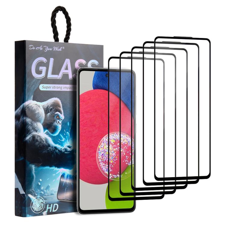 5pcs / Pack Do As You Wish Silk Screen Printed HD Tempered Glass Film, For Samsung Galaxy S26+ 5G, For Samsung Galaxy S26 Ultra 5G, For Samsung Galaxy S26 5G, For Samsung Galaxy A57 5G, For Samsung Galaxy A37 5G, For Samsung Galaxy S25 Edge 5G         ...