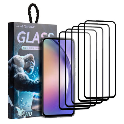 5pcs / Pack Do As You Wish Silk Screen Printed HD Tempered Glass Film, For Samsung Galaxy S26+ 5G, For Samsung Galaxy S26 Ultra 5G, For Samsung Galaxy S26 5G, For Samsung Galaxy A57 5G, For Samsung Galaxy A37 5G, For Samsung Galaxy S25 Edge 5G         ...