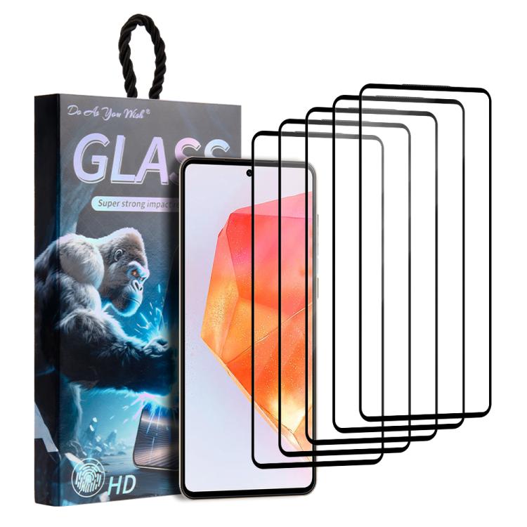 5pcs / Pack Do As You Wish Silk Screen Printed HD Tempered Glass Film, For Samsung Galaxy S26+ 5G, For Samsung Galaxy S26 Ultra 5G, For Samsung Galaxy S26 5G, For Samsung Galaxy A57 5G, For Samsung Galaxy A37 5G, For Samsung Galaxy S25 Edge 5G         ...