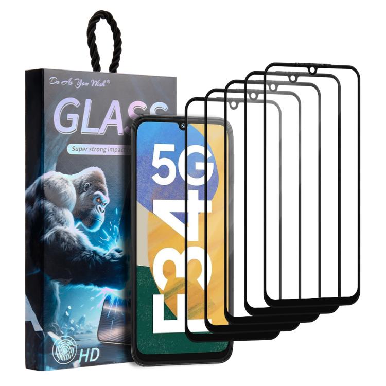 5pcs / Pack Do As You Wish Silk Screen Printed HD Tempered Glass Film, For Samsung Galaxy S26+ 5G, For Samsung Galaxy S26 Ultra 5G, For Samsung Galaxy S26 5G, For Samsung Galaxy A57 5G, For Samsung Galaxy A37 5G, For Samsung Galaxy S25 Edge 5G         ...