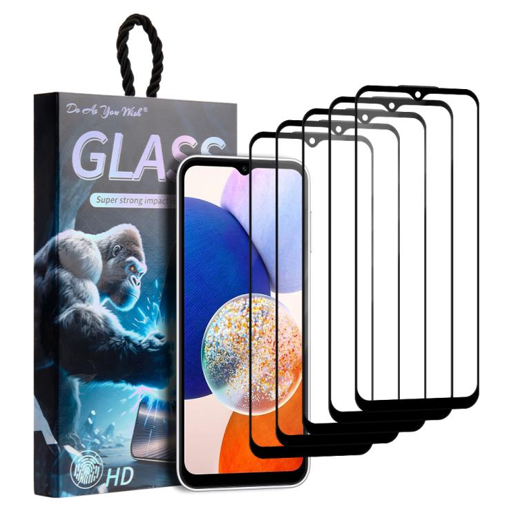 5pcs / Pack Do As You Wish Silk Screen Printed HD Tempered Glass Film, For Samsung Galaxy S26+ 5G, For Samsung Galaxy S26 Ultra 5G, For Samsung Galaxy S26 5G, For Samsung Galaxy A57 5G, For Samsung Galaxy A37 5G, For Samsung Galaxy S25 Edge 5G         ...