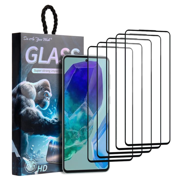 5pcs / Pack Do As You Wish Silk Screen Printed HD Tempered Glass Film, For Samsung Galaxy S26+ 5G, For Samsung Galaxy S26 Ultra 5G, For Samsung Galaxy S26 5G, For Samsung Galaxy A57 5G, For Samsung Galaxy A37 5G, For Samsung Galaxy S25 Edge 5G         ...