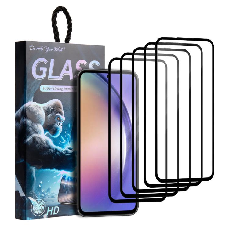 5pcs / Pack Do As You Wish Silk Screen Printed HD Tempered Glass Film, For Samsung Galaxy S26+ 5G, For Samsung Galaxy S26 Ultra 5G, For Samsung Galaxy S26 5G, For Samsung Galaxy A57 5G, For Samsung Galaxy A37 5G, For Samsung Galaxy S25 Edge 5G         ...