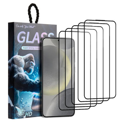 5pcs / Pack Do As You Wish Silk Screen Printed HD Tempered Glass Film, For Samsung Galaxy S26+ 5G, For Samsung Galaxy S26 Ultra 5G, For Samsung Galaxy S26 5G, For Samsung Galaxy A57 5G, For Samsung Galaxy A37 5G, For Samsung Galaxy S25 Edge 5G         ...