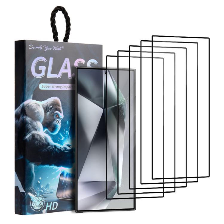 5pcs / Pack Do As You Wish Silk Screen Printed HD Tempered Glass Film, For Samsung Galaxy S26+ 5G, For Samsung Galaxy S26 Ultra 5G, For Samsung Galaxy S26 5G, For Samsung Galaxy A57 5G, For Samsung Galaxy A37 5G, For Samsung Galaxy S25 Edge 5G         ...