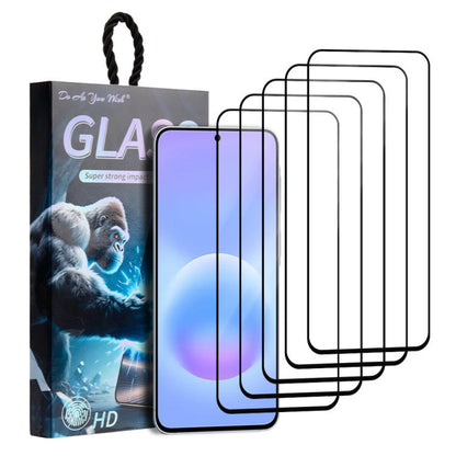 5pcs / Pack Do As You Wish Silk Screen Printed HD Tempered Glass Film, For Samsung Galaxy S26+ 5G, For Samsung Galaxy S26 Ultra 5G, For Samsung Galaxy S26 5G, For Samsung Galaxy A57 5G, For Samsung Galaxy A37 5G, For Samsung Galaxy S25 Edge 5G         ...