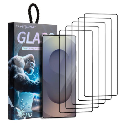 5pcs / Pack Do As You Wish Silk Screen Printed HD Tempered Glass Film, For Samsung Galaxy S26+ 5G, For Samsung Galaxy S26 Ultra 5G, For Samsung Galaxy S26 5G, For Samsung Galaxy A57 5G, For Samsung Galaxy A37 5G, For Samsung Galaxy S25 Edge 5G         ...