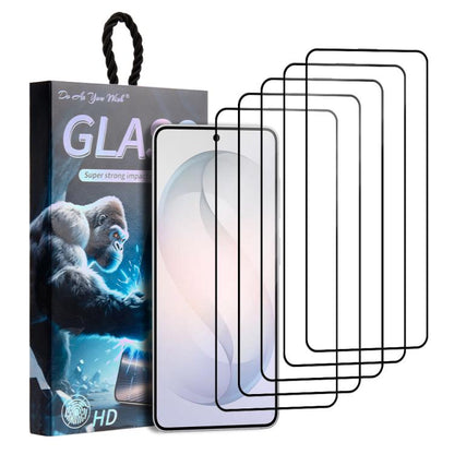 5pcs / Pack Do As You Wish Silk Screen Printed HD Tempered Glass Film, For Samsung Galaxy S26+ 5G, For Samsung Galaxy S26 Ultra 5G, For Samsung Galaxy S26 5G, For Samsung Galaxy A57 5G, For Samsung Galaxy A37 5G, For Samsung Galaxy S25 Edge 5G         ...